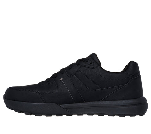 Pantofi sport, barbati, SKECHERS NETSON-GANDER 205236-BBK negru, piele ecologica
